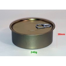 Tin can No. 3 set with lid